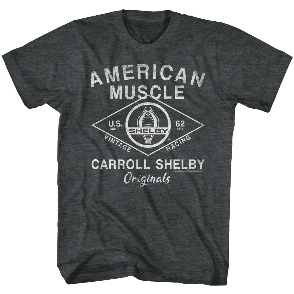 Carroll Shelby - Originals - Short Sleeve - Heather - Adult - T-Shirt