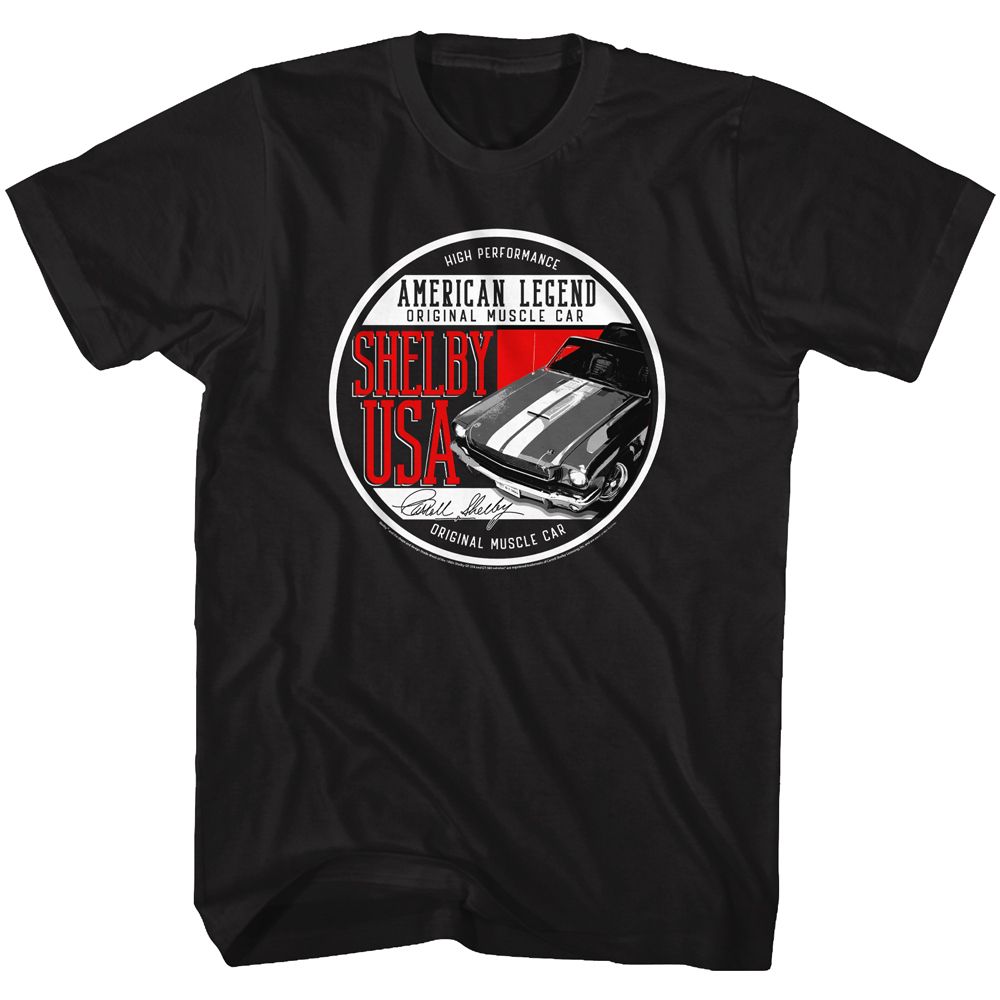 Carroll Shelby - Car Circle - Short Sleeve - Adult - T-Shirt