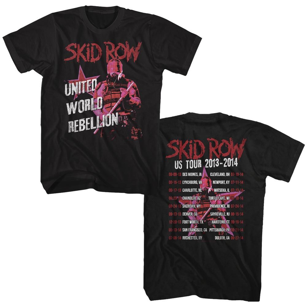 Skid Row - US Tour 2013-14 - Short Sleeve - Adult - T-Shirt
