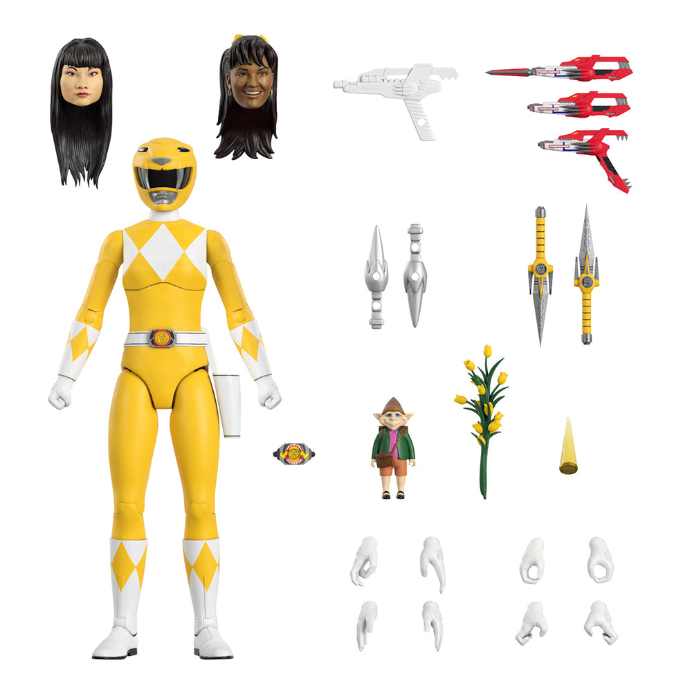 Power Rangers 8 Inch Action Figure Ultimates - Yellow Power Ranger