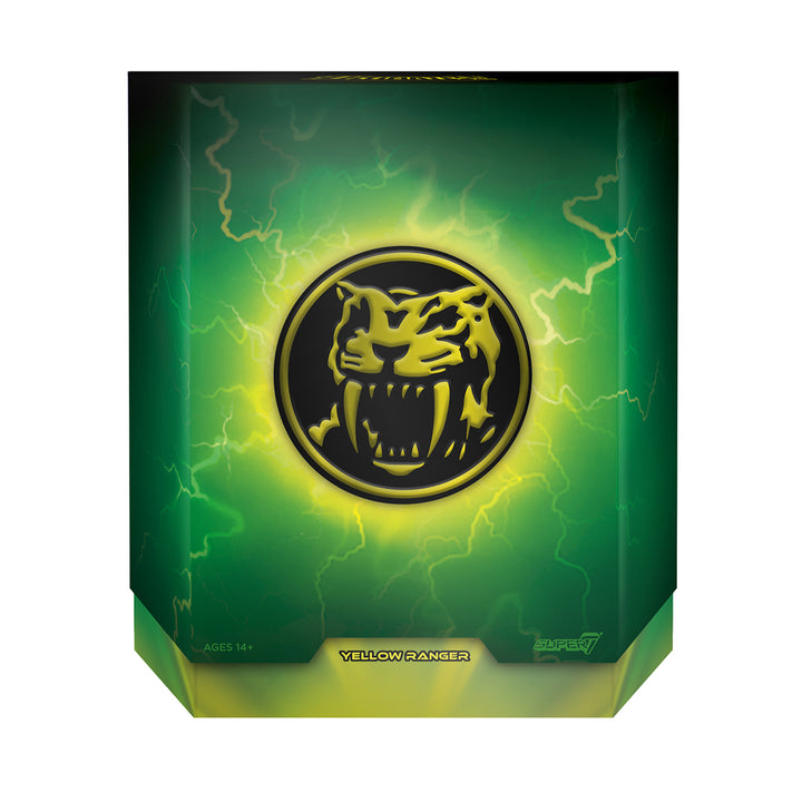 Power Rangers 8 Inch Action Figure Ultimates - Yellow Power Ranger