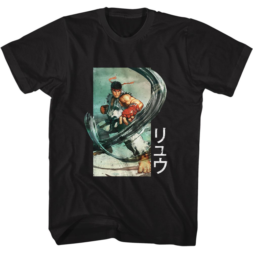 Street Fighter - Ryu Air Punch - Short Sleeve - Adult - T-Shirt