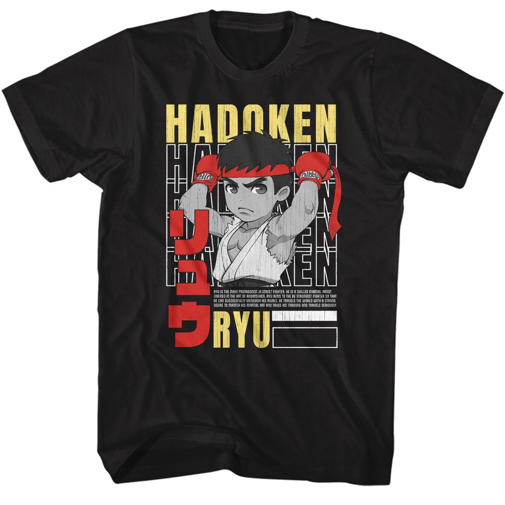 Street Fighter - Hadoken Repeat - Short Sleeve - Adult - T-Shirt