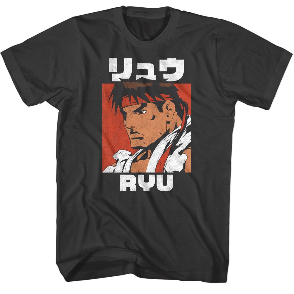 Street Fighter - Ryu Kanji - Short Sleeve - Adult - T-Shirt