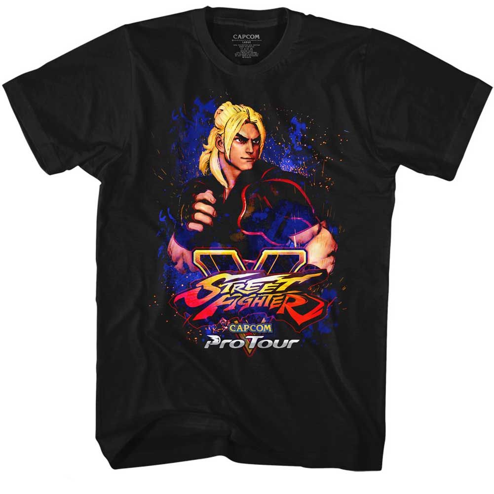 Street Fighter - Pro Tour Ken - Short Sleeve - Adult - T-Shirt