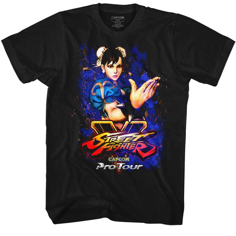 Street Fighter - Pro Tour Chun-Li - Short Sleeve - Adult - T-Shirt