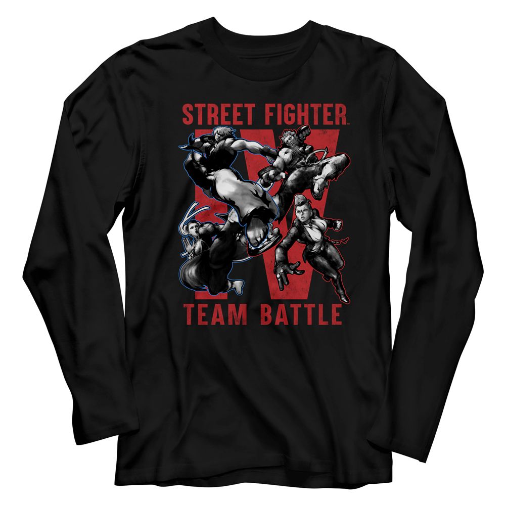 Street Fighter - Team Battle - Long Sleeve - Adult - T-Shirt