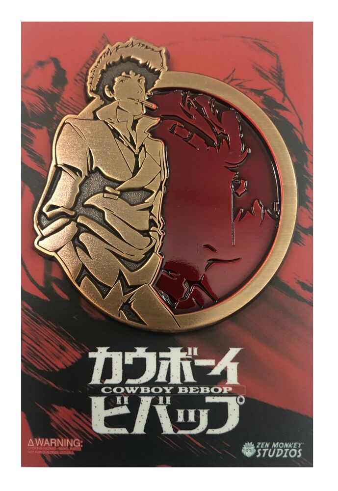 Antique Gold Spike - Cowboy Bebop Portrait Series - Collectible Pin