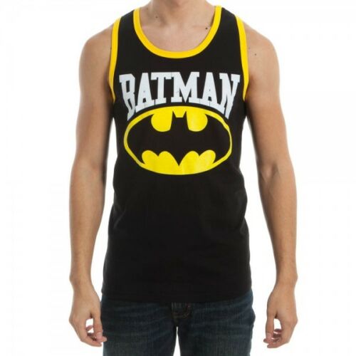 Batman Logo Symbol DC Comics Adult Contrast Tank Top