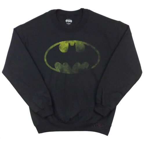 Batman Symbol Distressed Logo DC Comics Crew Neck Fleece