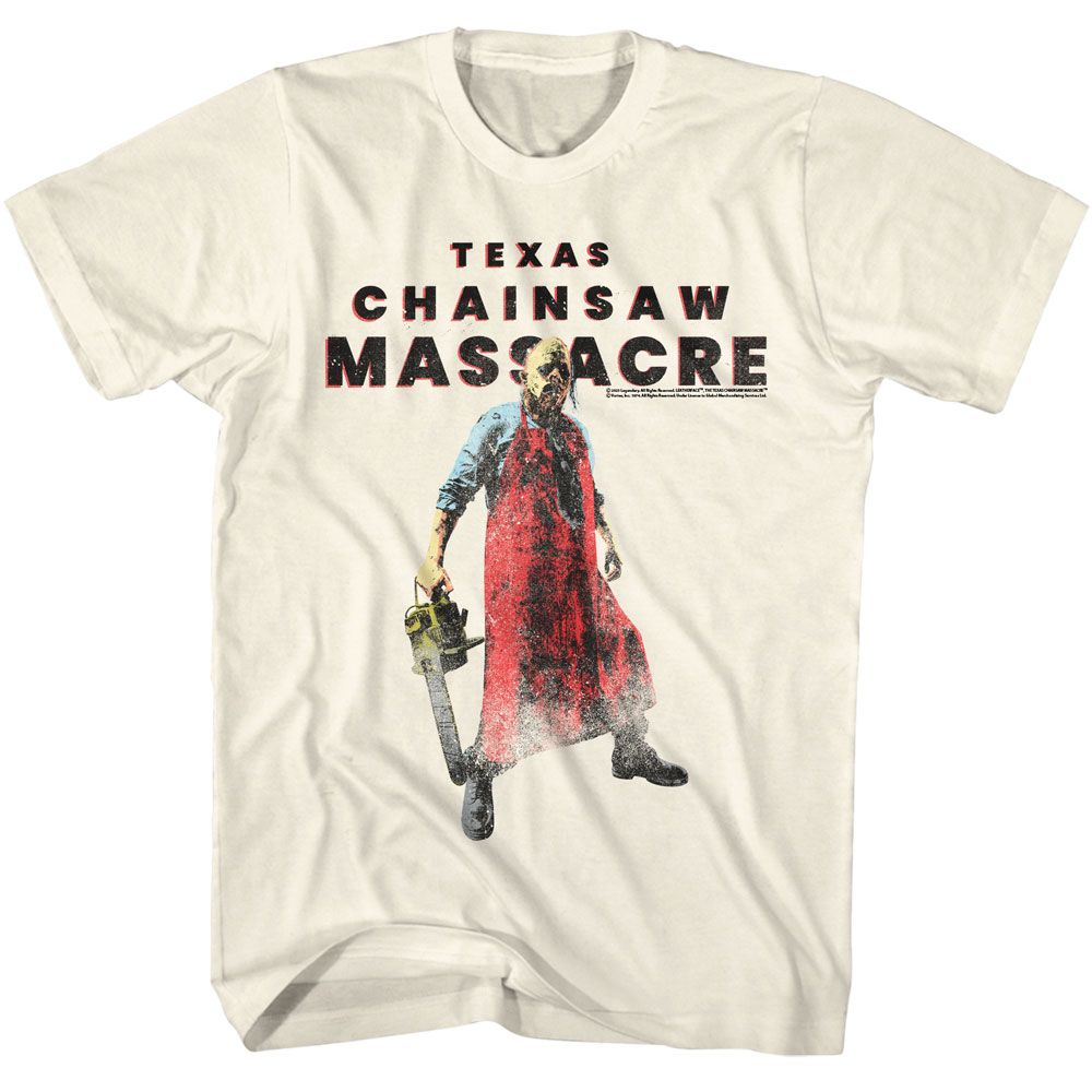 Texas Chainsaw Massacre - Vintage Style Poster - Licensed - Adult T-Shirt