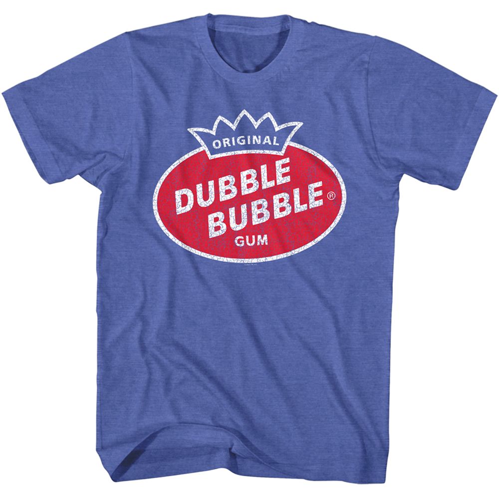 Tootsie Roll - Dubble Bubble Vintage Logo - Short Sleeve - Heather - Adult - T-Shirt