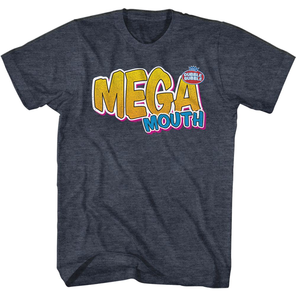 Tootsie Roll - Mega Mouth Logo - Short Sleeve - Heather - Adult - T-Shirt