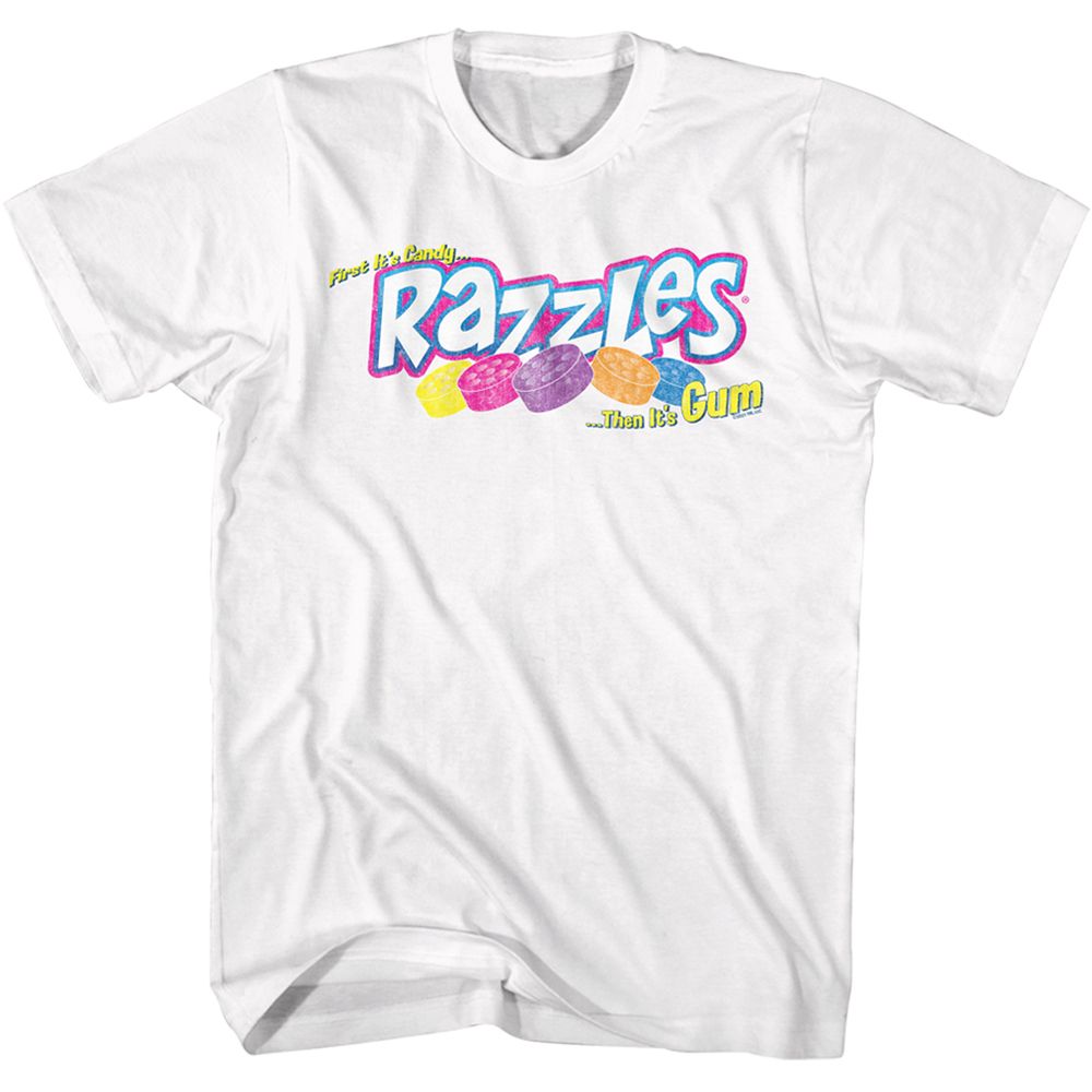 Tootsie Roll - Razzles Logo - Short Sleeve - Adult - T-Shirt