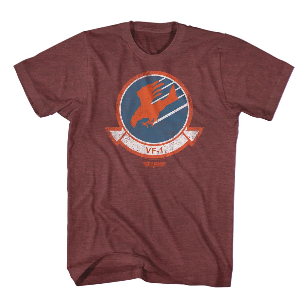 Top Gun - VF1 - Short Sleeve - Heather - Adult - T-Shirt