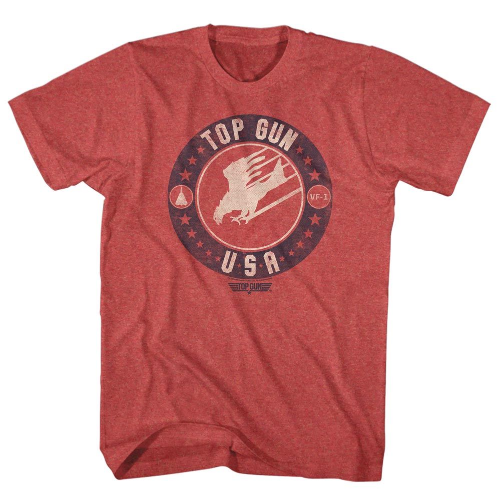 Top Gun - U.S. T Bird - Short Sleeve - Heather - Adult - T-Shirt