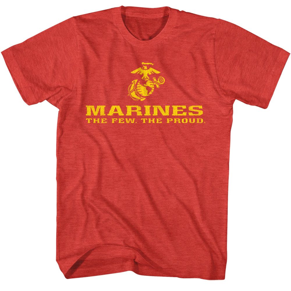 Marines - US Marines Few & Proud Logo Bright - Short Sleeve - Adult - T-Shirt