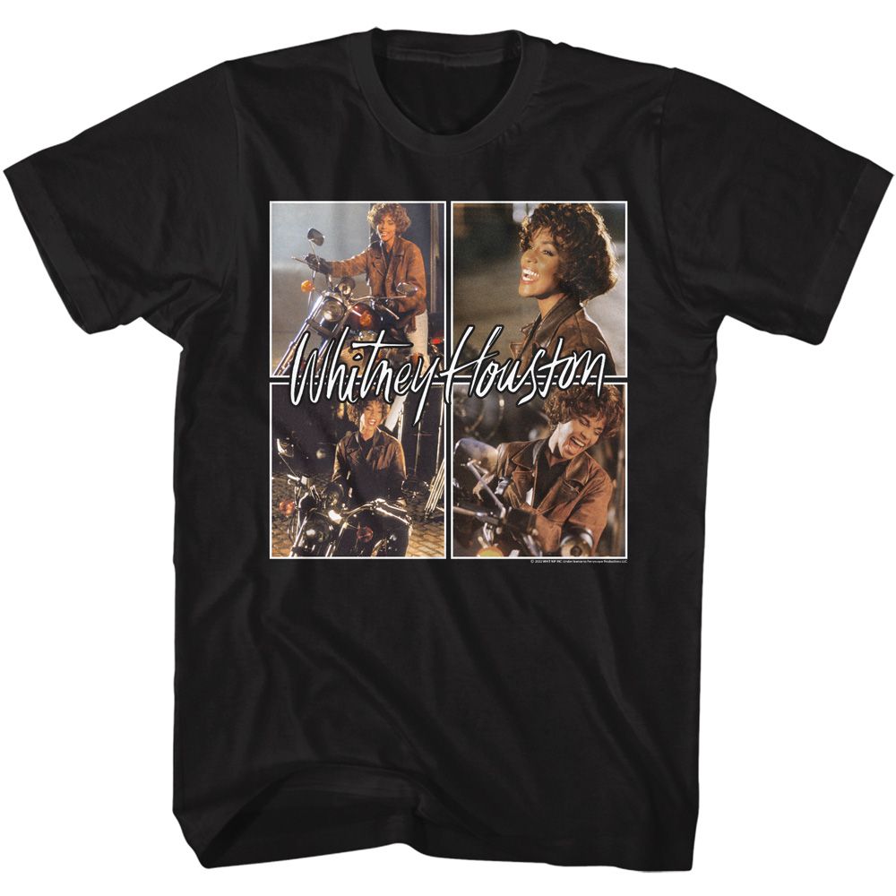 Whitney Houston - Four Squares - Short Sleeve - Adult - T-Shirt