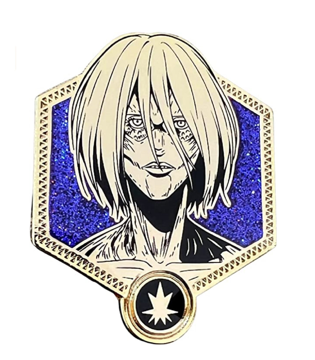 Attack on Titan Golden Female Titan Annie Collectible Enamel Pin