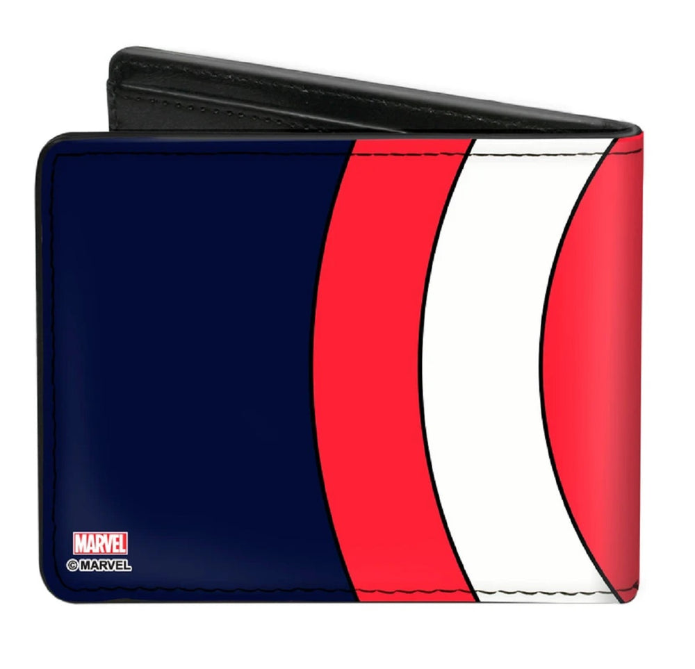 Captain America Close Up Shield Marel Universe Bifold Wallet