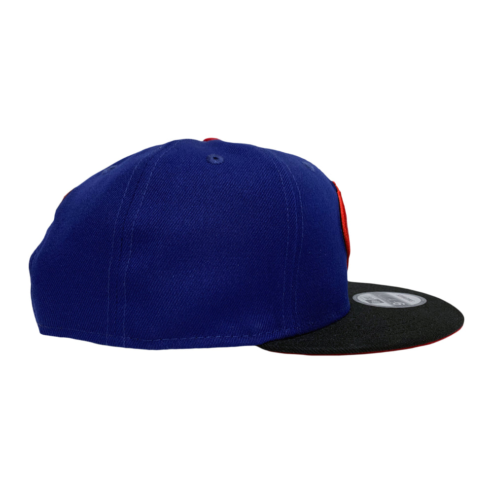 New Era 9FIFTY G.I. Joe Cobra Logo Snapback Hat Cap Royal Black Red