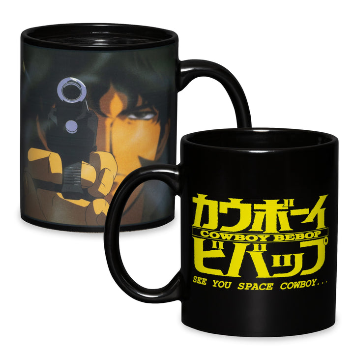 Cowboy Bebop Spike See You Cowboy 14oz Heat Reactive Ceramic Coffee Mug