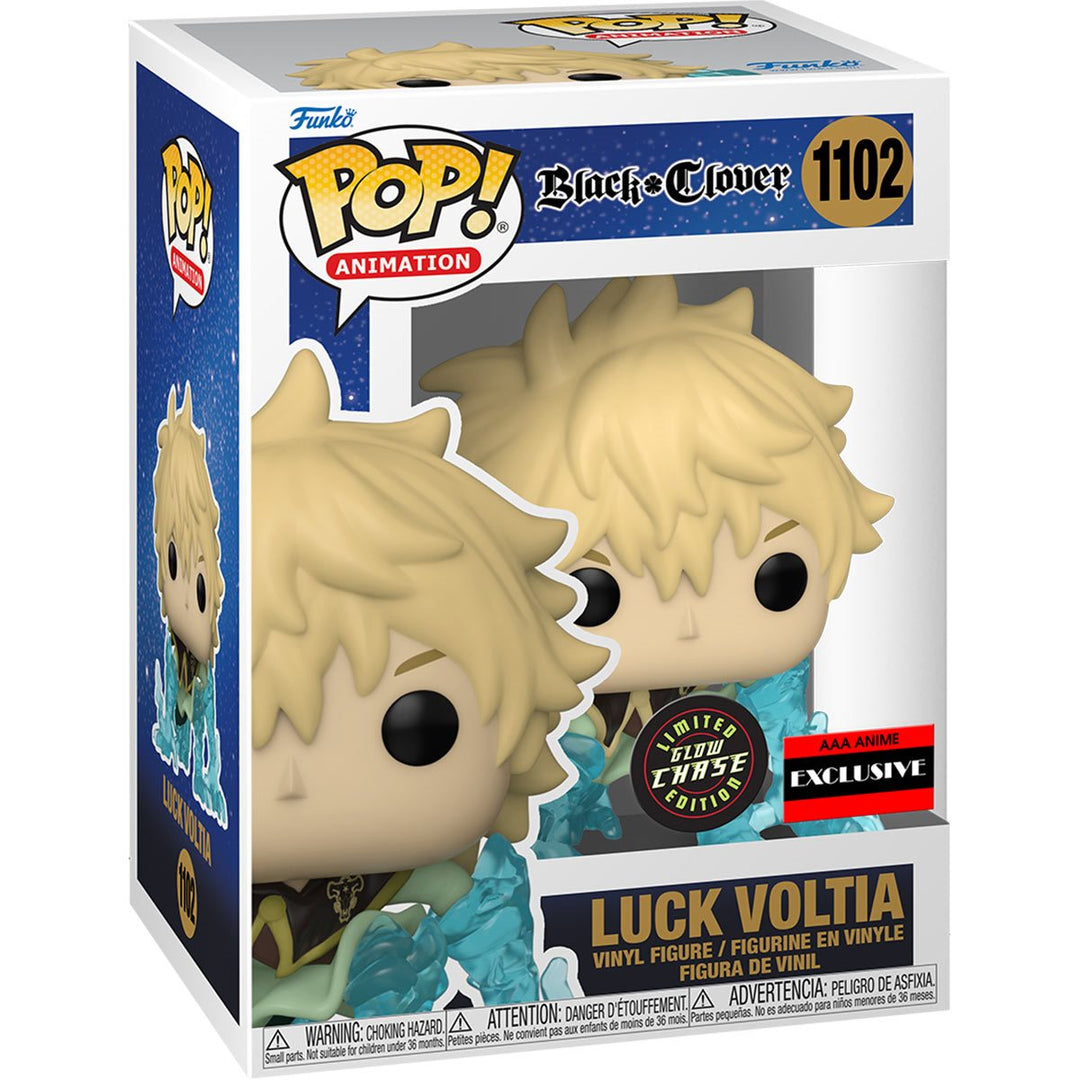 Funko Pop! Animation: Black Clover - Luck Voltia Chase AAA Anime Exclusive