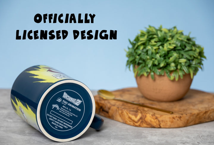 Dragon Ball Z Super Saiyan Vegeta Saiyan Pride 16 oz. Ceramic Coffee Mug