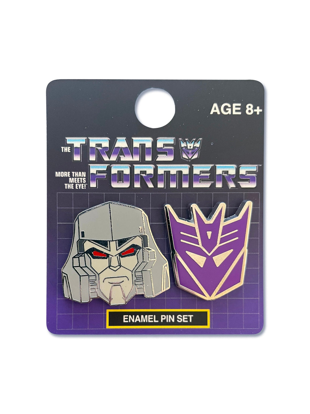 Transformers Decepticons Megatron And Symbol 2 Pack Enamel Pin Set