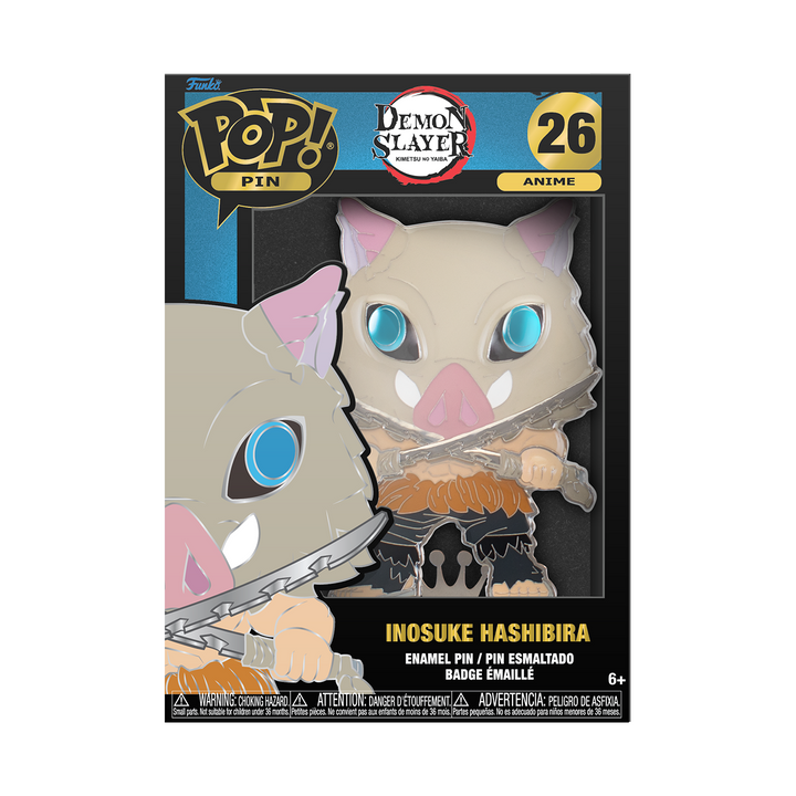 Funko Pop! Sized Pins: Demon Slayer - Inosuke Hashibira Pin