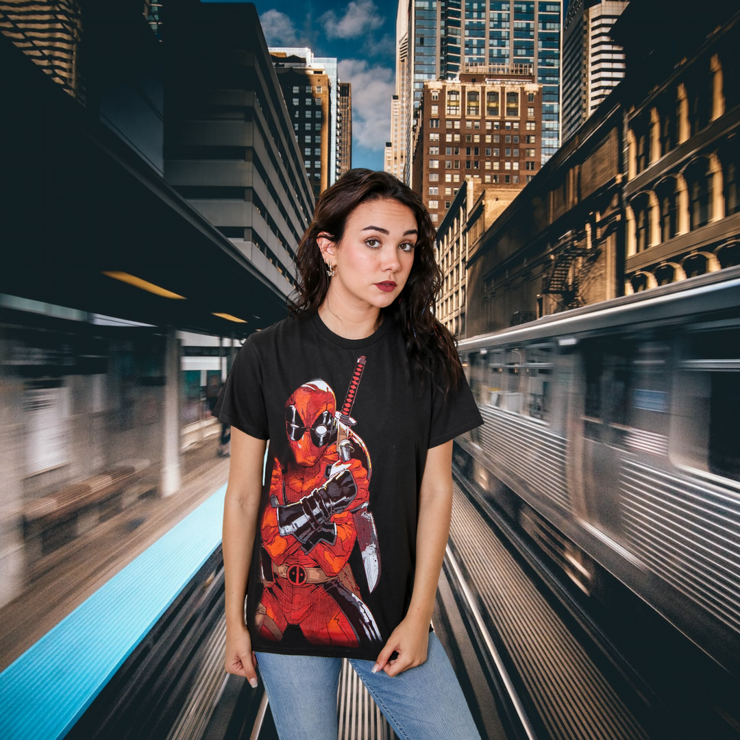 Deadpool Merculese Marvel Comics Licensed Adult T-Shirt