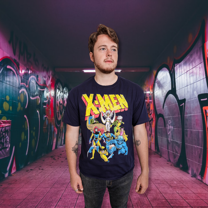 X-Men Animated Series 90's Team Marvel Comics Officially Licensed Adult T-Shirt