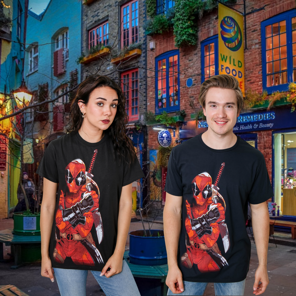 Deadpool Merculese Marvel Comics Licensed Adult T-Shirt