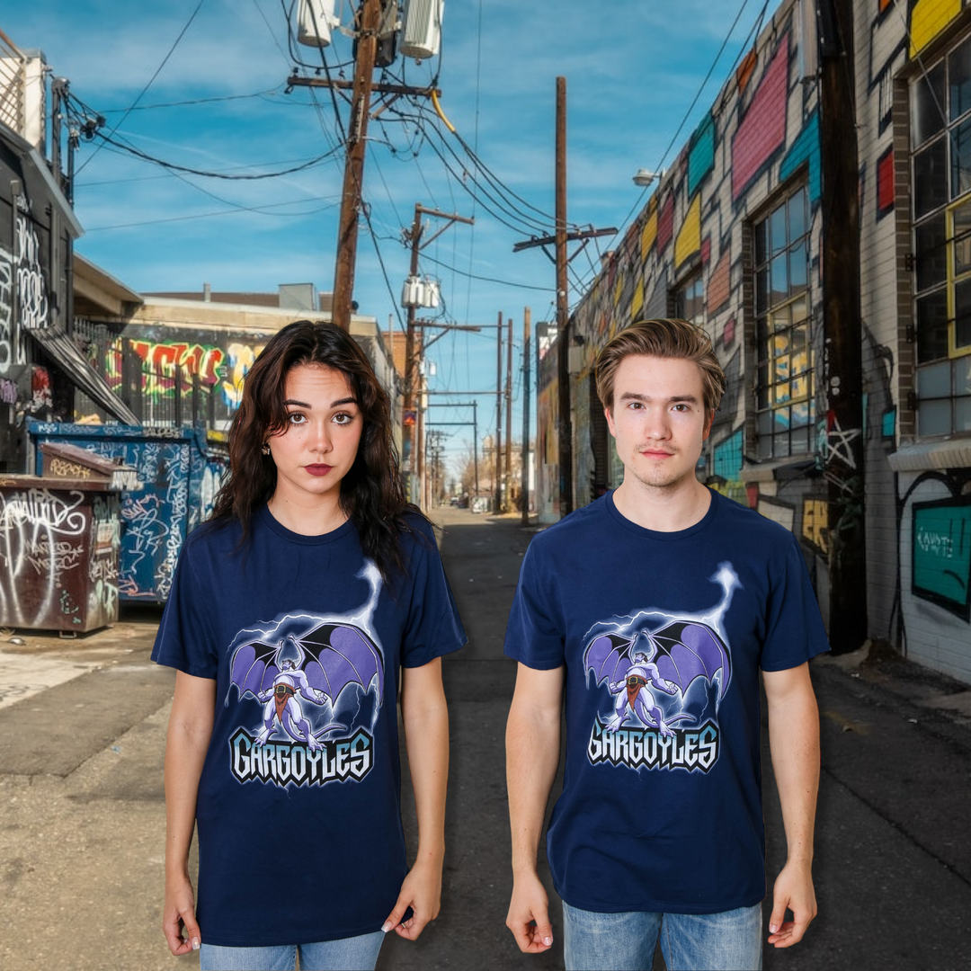 Gargoyles Goliath Thunder Disney 90's Retro Cartoon Adult T-Shirt