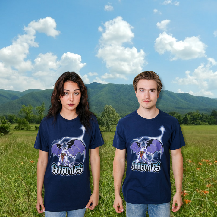 Gargoyles Goliath Thunder Disney 90's Retro Cartoon Adult T-Shirt