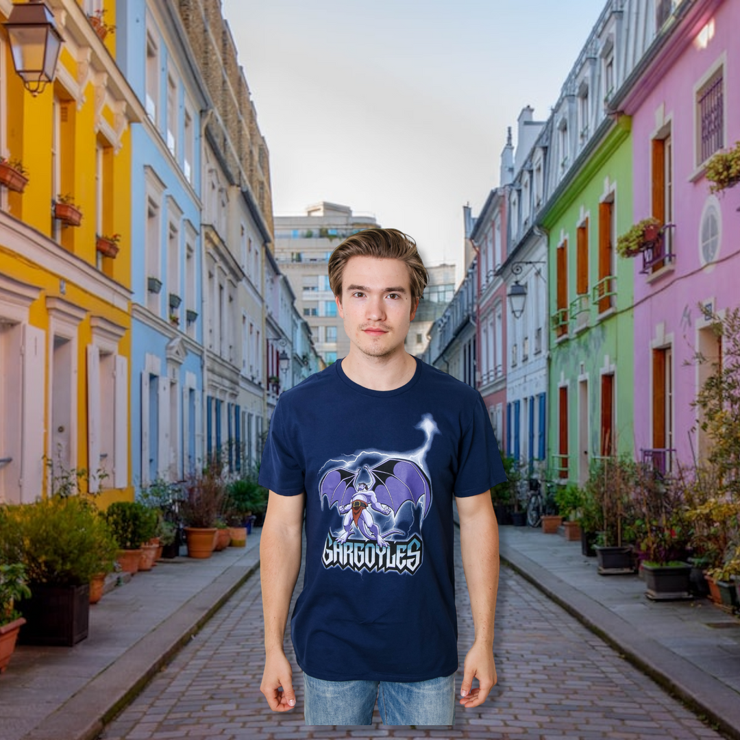 Gargoyles Goliath Thunder Disney 90's Retro Cartoon Adult T-Shirt