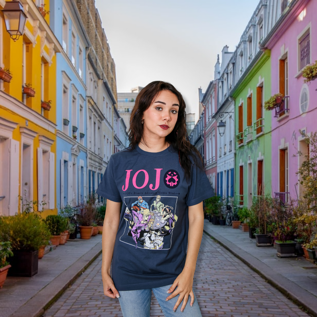JoJo's Bizarre Adventure Golden Wind Officially Licensed Adult T-Shirt
