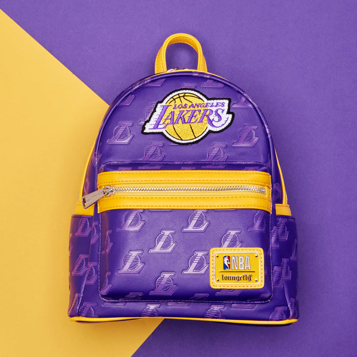 Loungefly NBA Los Angeles Lakers Logo Mini Backpack