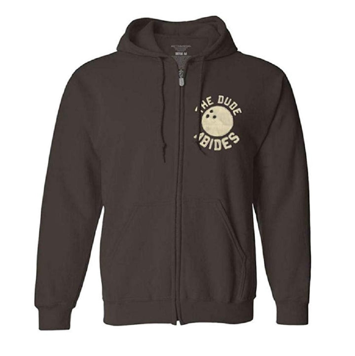 Big Lebowski Adult Unisex Bowling Zip Full Zip Fleece Hoodie