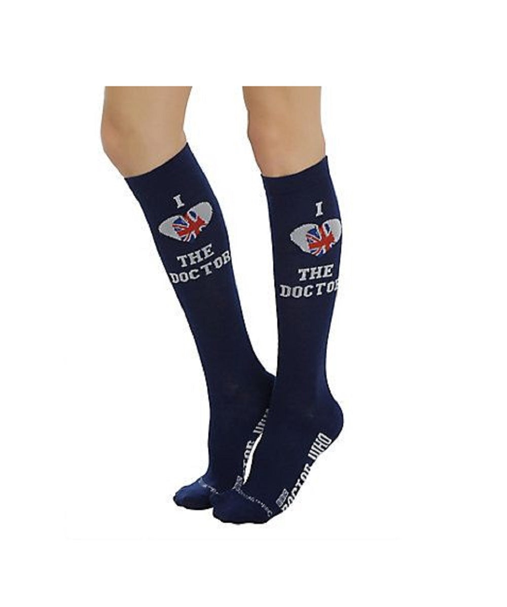 Doctor Who I Heart The Doctor Womens Knee High Socks