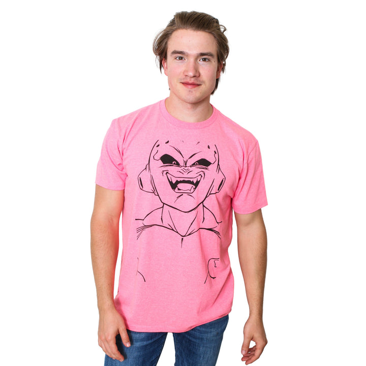 Dragon Ball Z DBZ Majin Buu Kid Buu Large Face Anime Adult T-Shirt