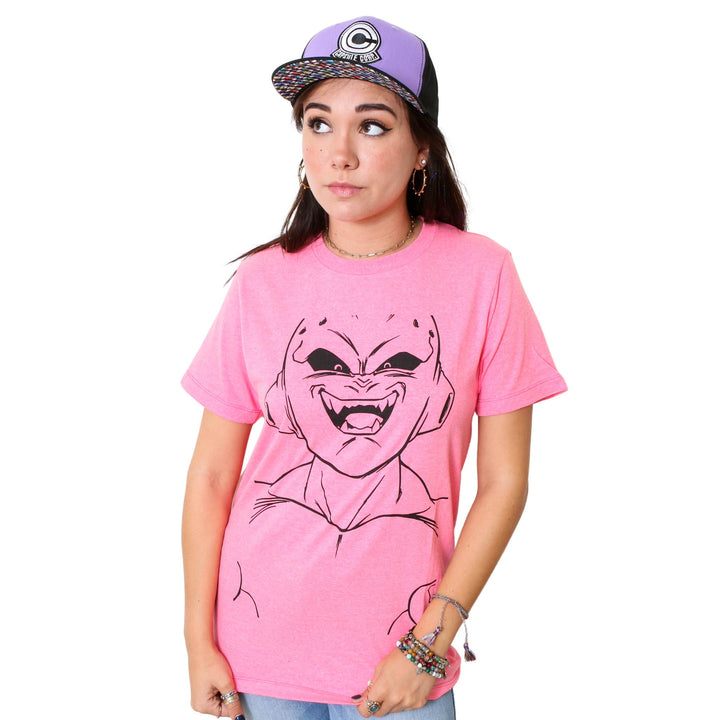 Dragon Ball Z DBZ Majin Buu Kid Buu Large Face Anime Adult T-Shirt