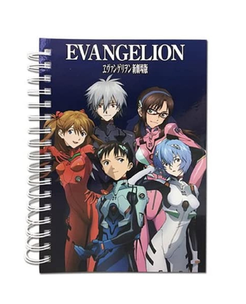 Neon Genesis Evangelion Group Anime Spiral Notebook