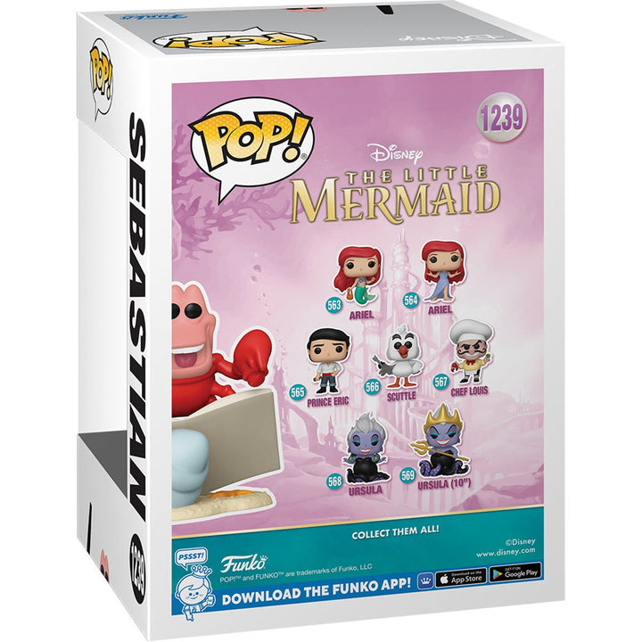Funko Pop! Disney: The Little Mermaid - Sebastian Entertainment Earth Exclusive