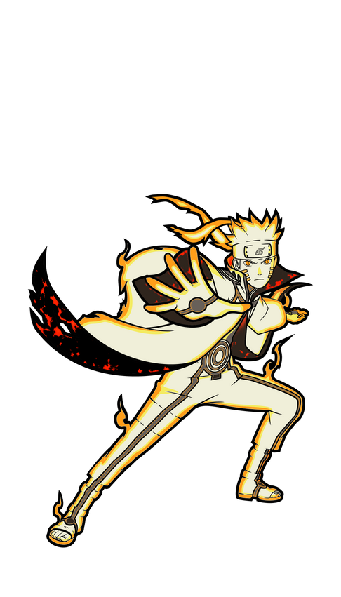 FiGPiN - Naruto Shippuden - Naruto Uzumaki Kurama Link Mode 1041 Pin