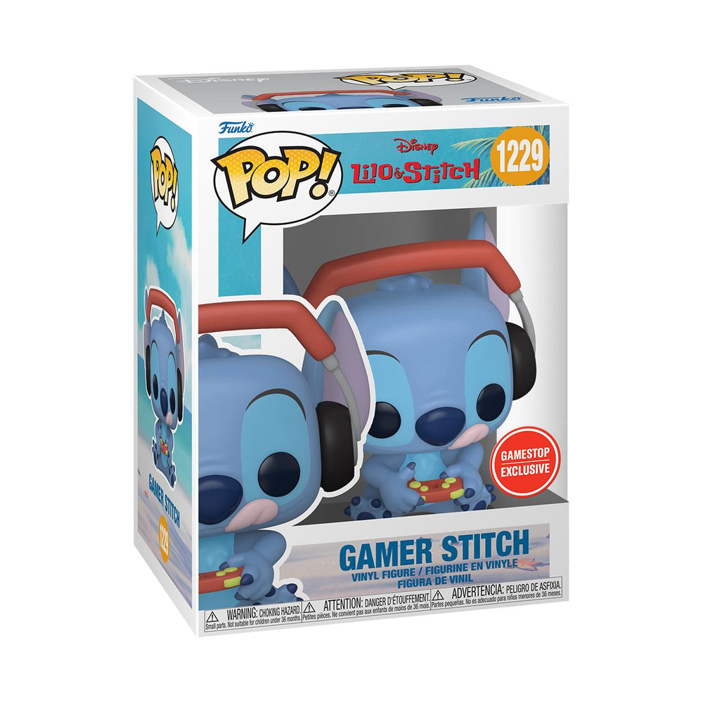 Funko Pop! Disney: Lilo and Stitch - Gamer Stitch GameStop Exclusive