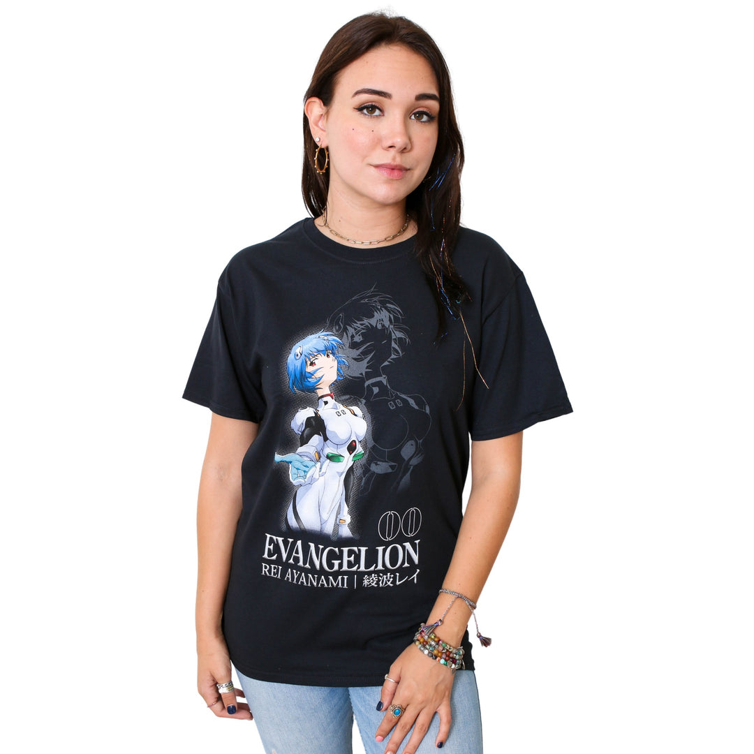 Neon Genesis Evangelion Rei Ayanami Adult T Shirt