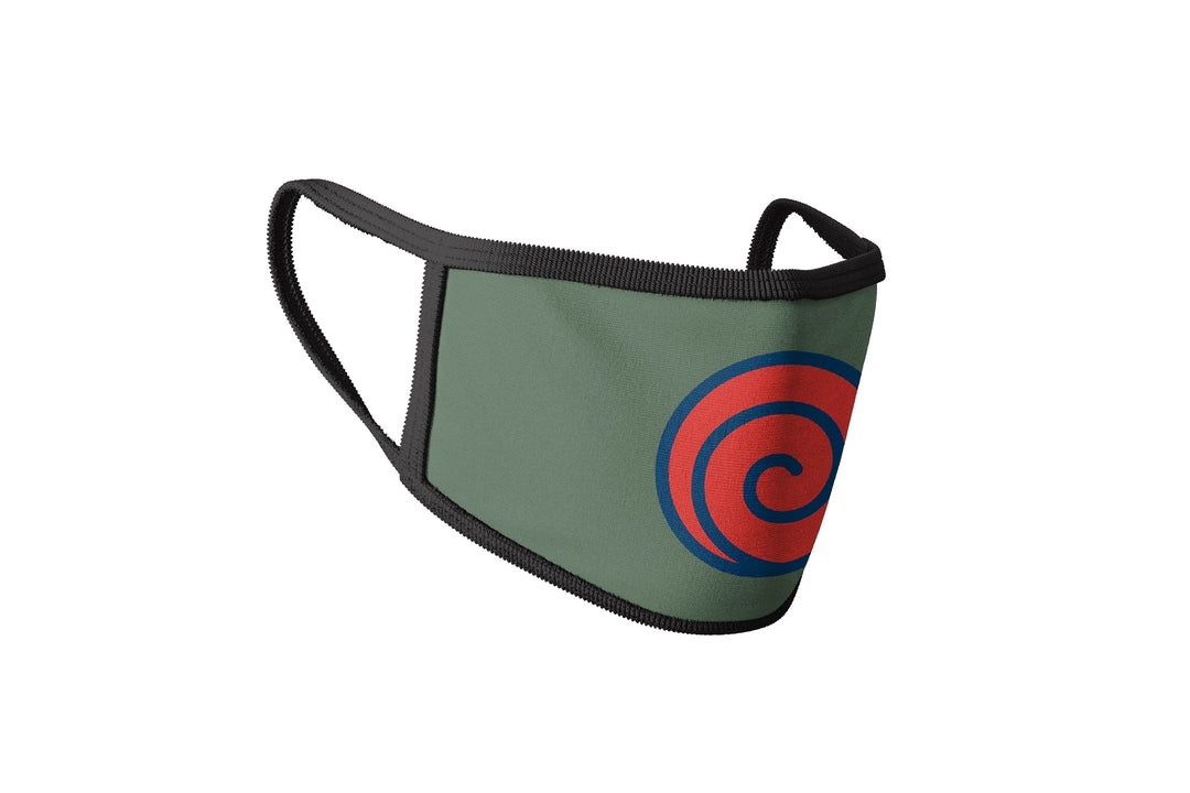 Naruto Shippuden Kakashi Uzamaki Symbol Face Mask Cotton Double Layer Reusable Washable Mask