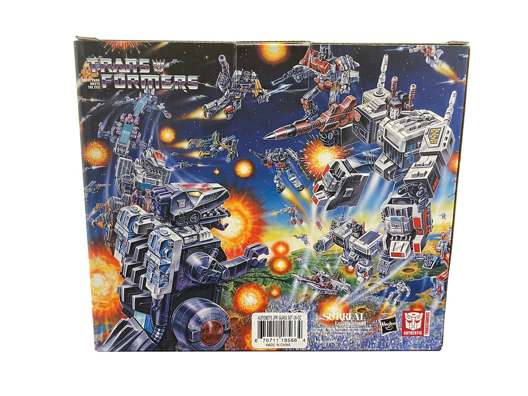 Transformers Decepticons Megatron And Soundwave 2 pack Pint Glass Set