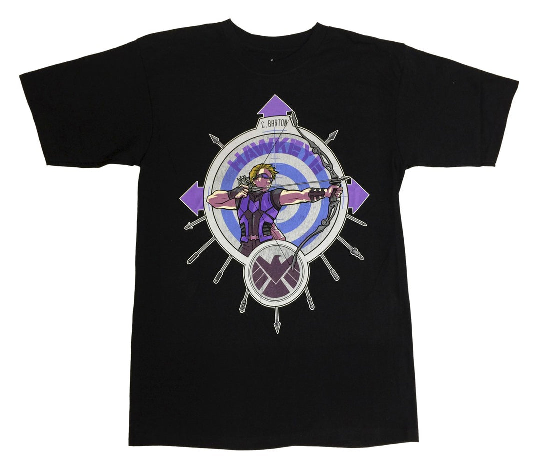 Hawkeye Shielded Marvel Comics Adult T-Shirt